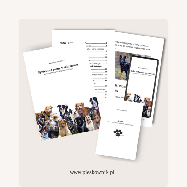 Opieka nad psami w schronisku - poradnik behawioralny wolontariusza